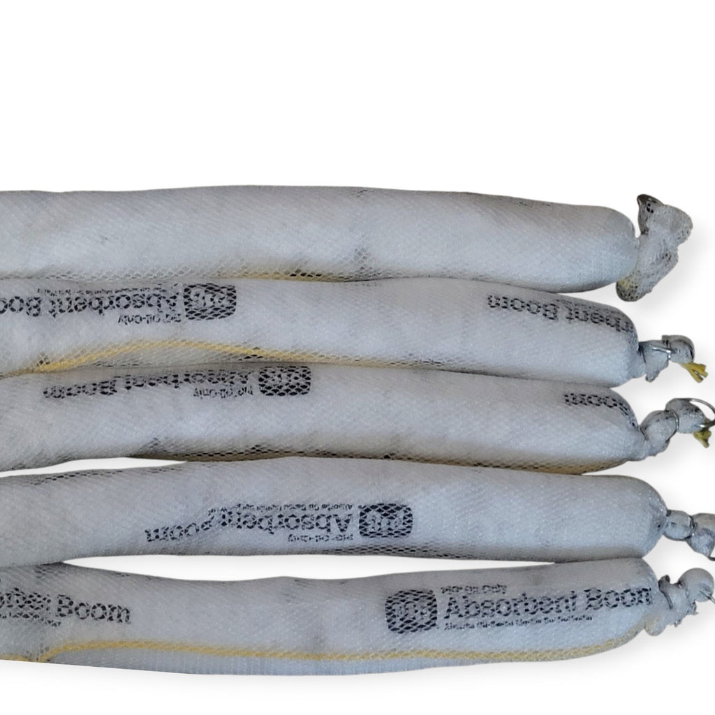 PIG Oil-Only Absorbent Boom 3" x 10' Set of 5
