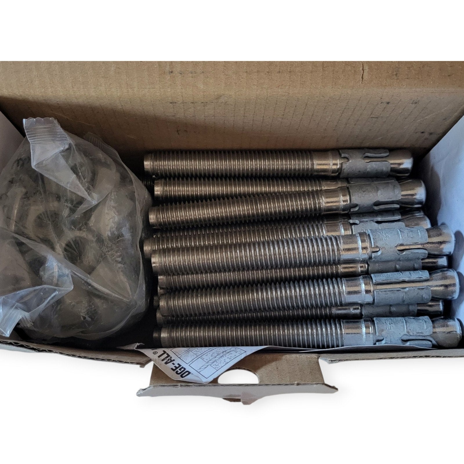 1/2" x 4-3/4" 304 Stainless Strong Bolt 2 Wedge Anchor STB2-504344SS QTY 25