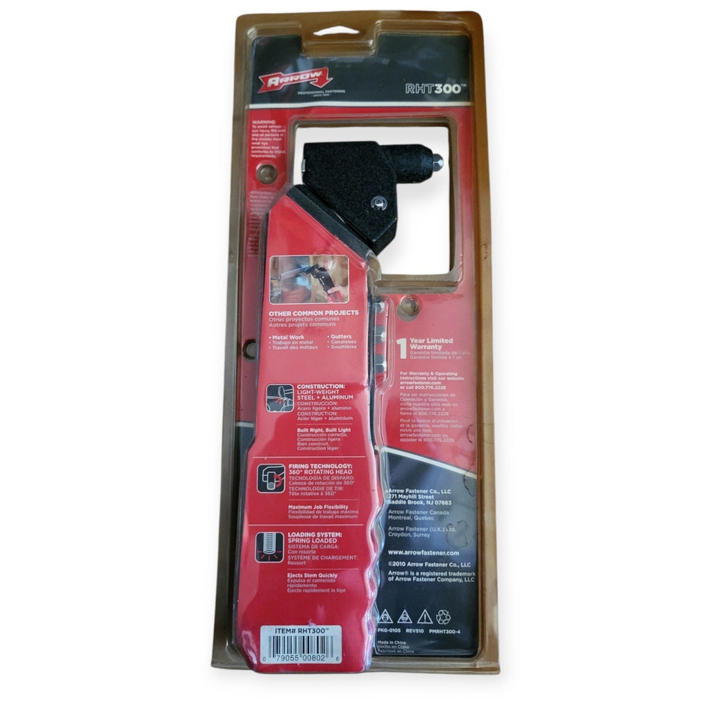 Arrow Fastener RHT300 Professional Fastening Rivet Tool