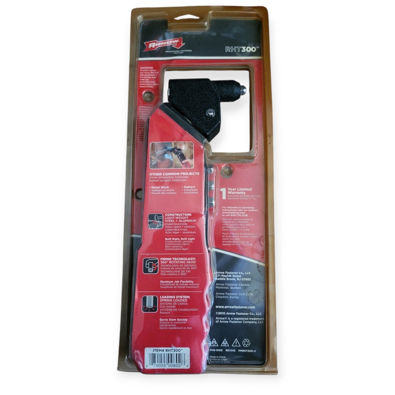 Arrow Fastener RHT300 Professional Fastening Rivet Tool