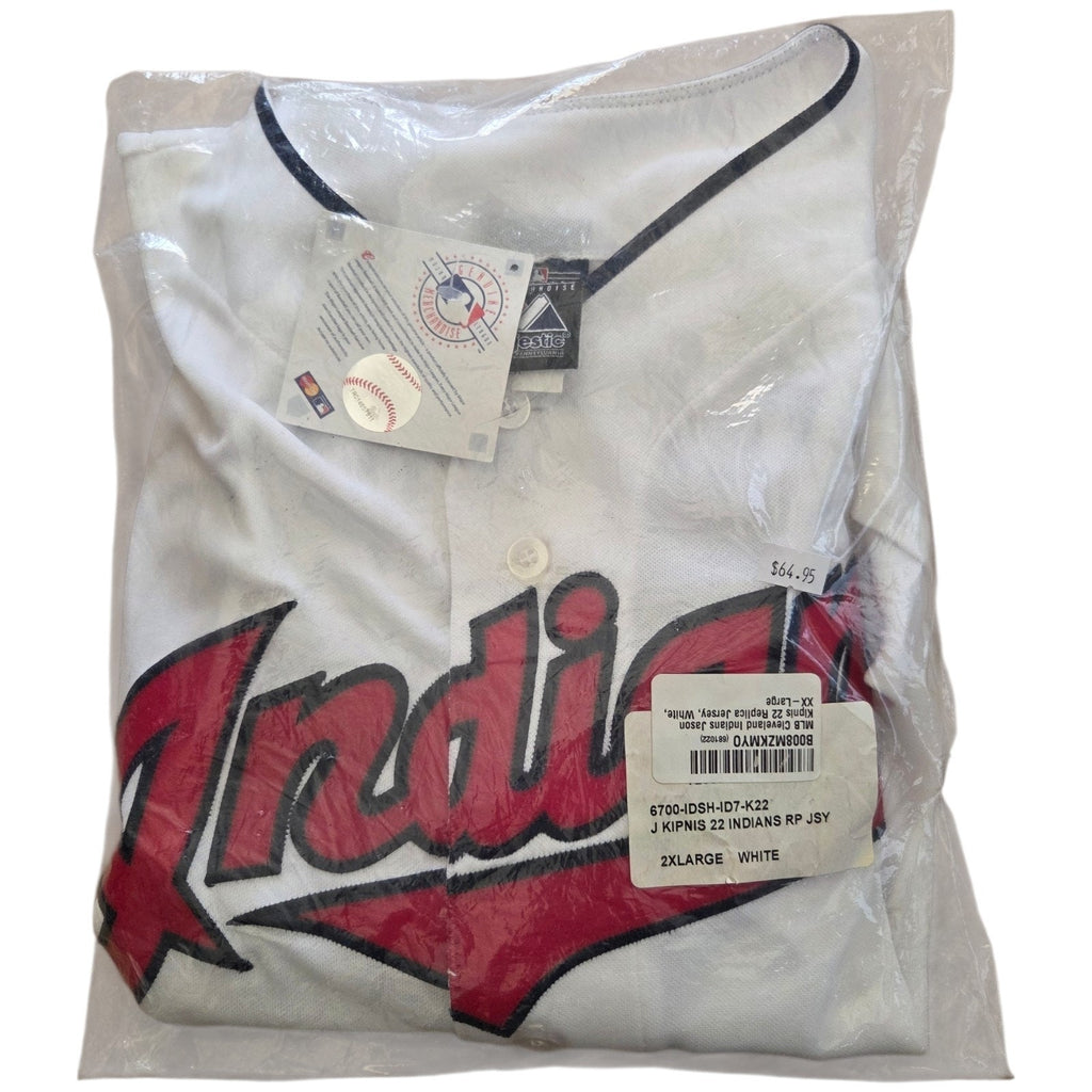 Vtg. Genuine MLB Merch. Majestic Jason Kipnis Cleveland Indians Jersey - 2X