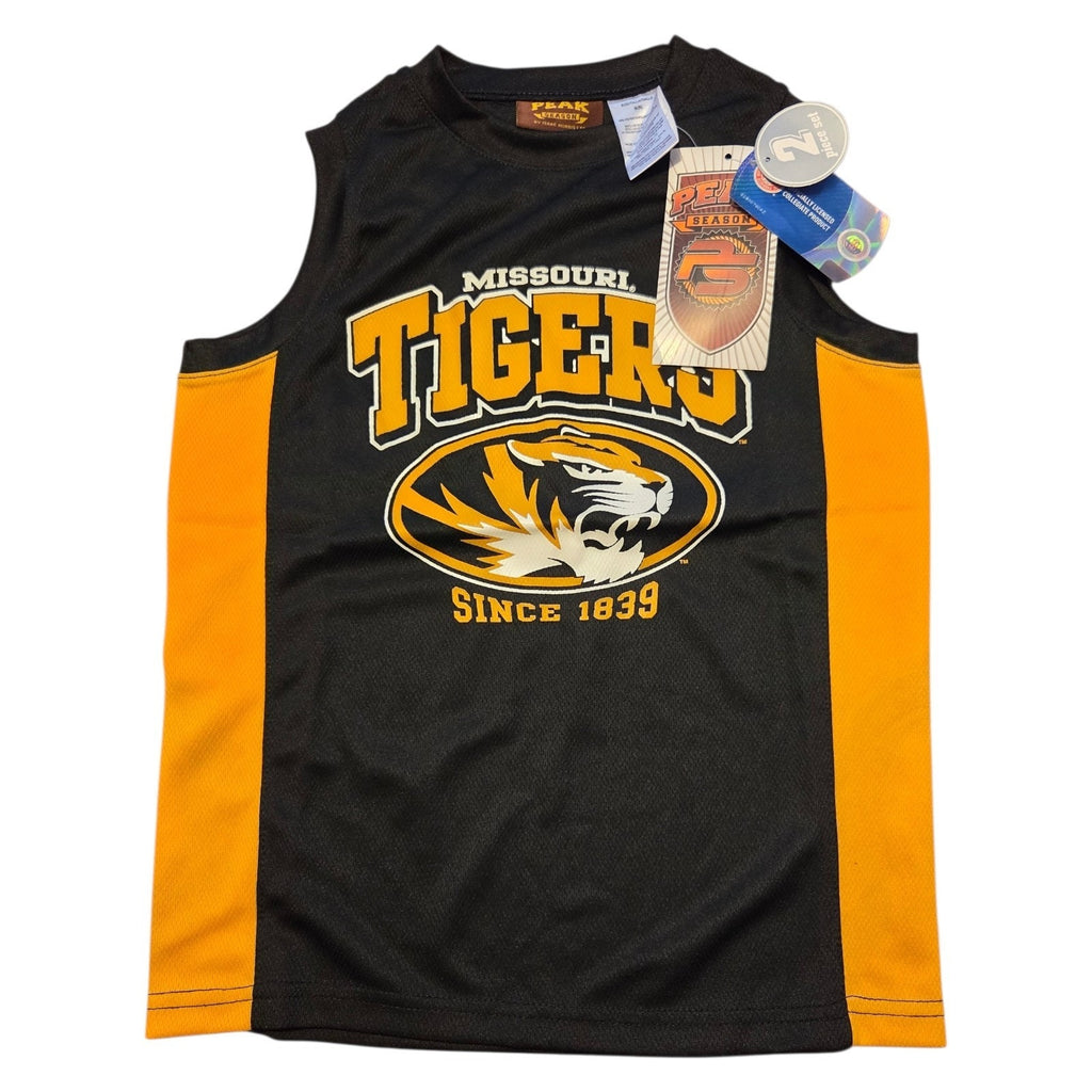 Missouri Tigers Youth Basketball Uniform Set S-8