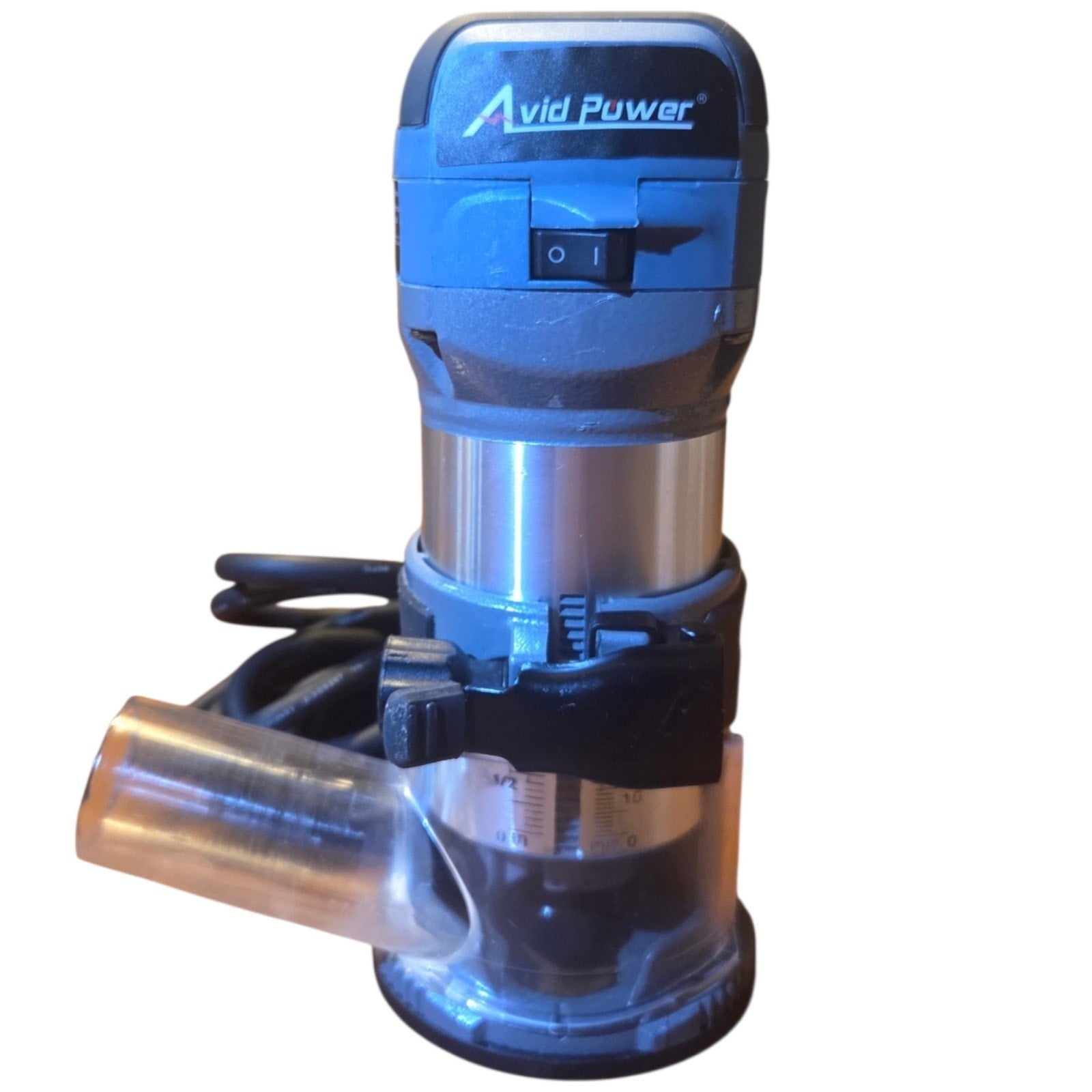 AVID POWER 6.5 Amp 1.25 HP Compact Router Tools for Woodworking Fixed Base VG+