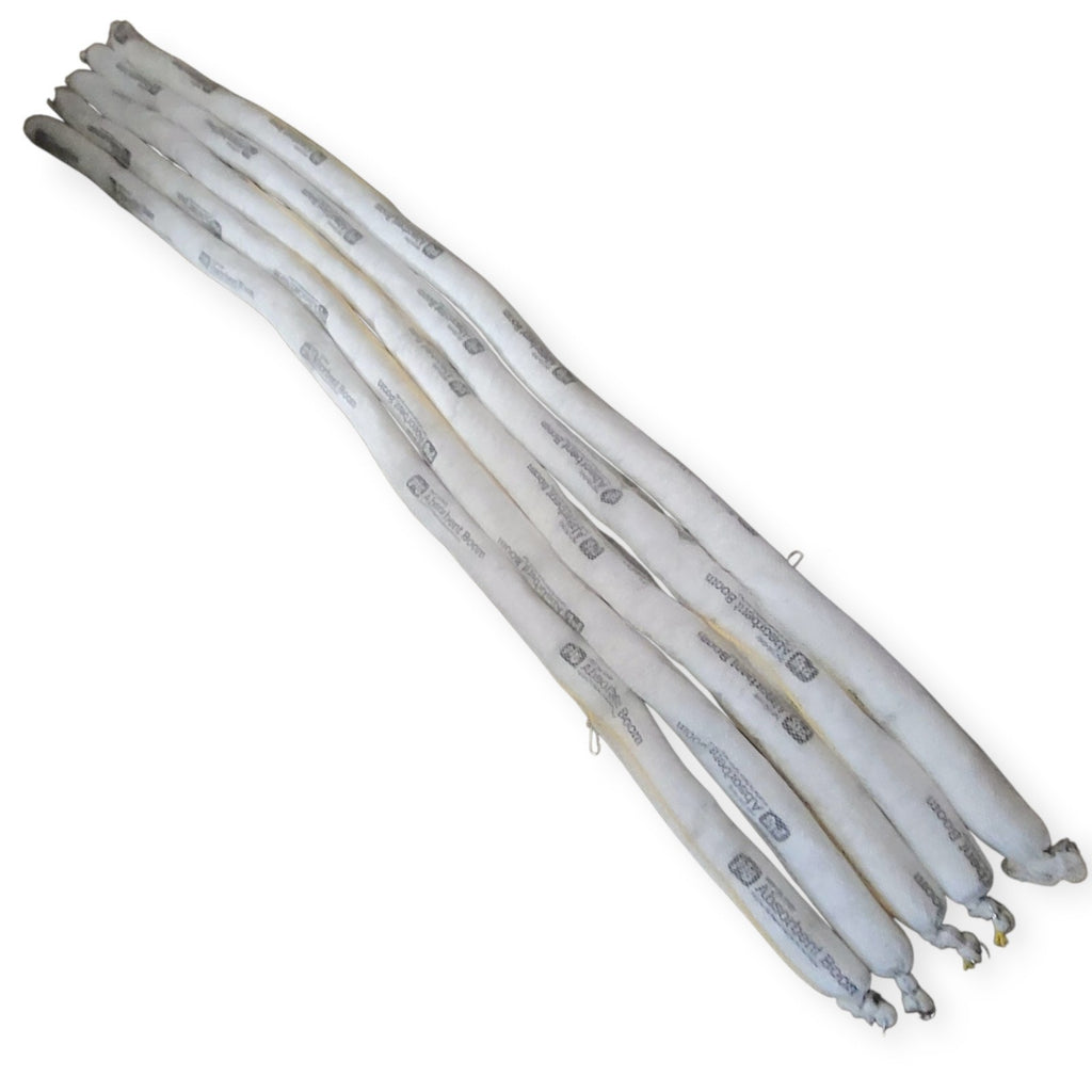 PIG Oil-Only Absorbent Boom 3" x 10' Set of 5