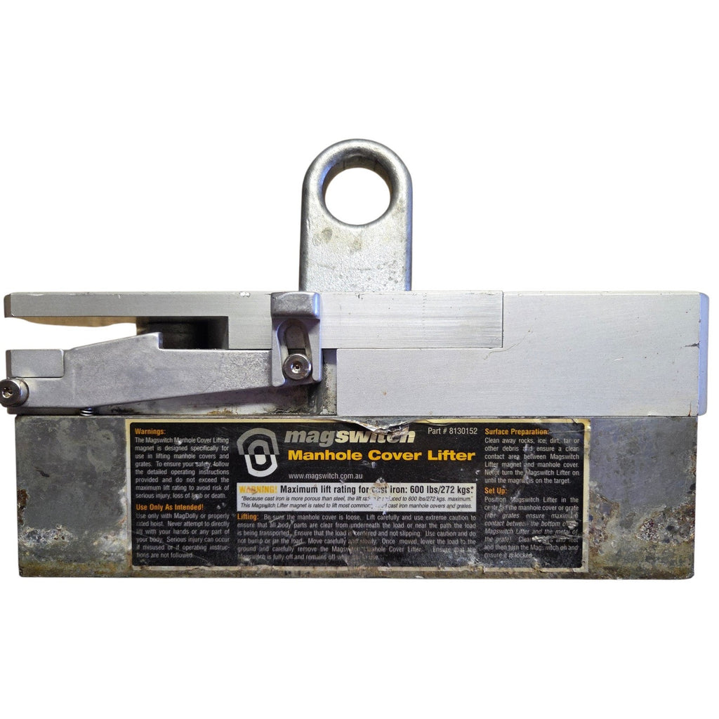Magswitch ON/OFF Magnetic Lifting Magnet Manhole Cover Lifter 600 Lb Cap. Tested