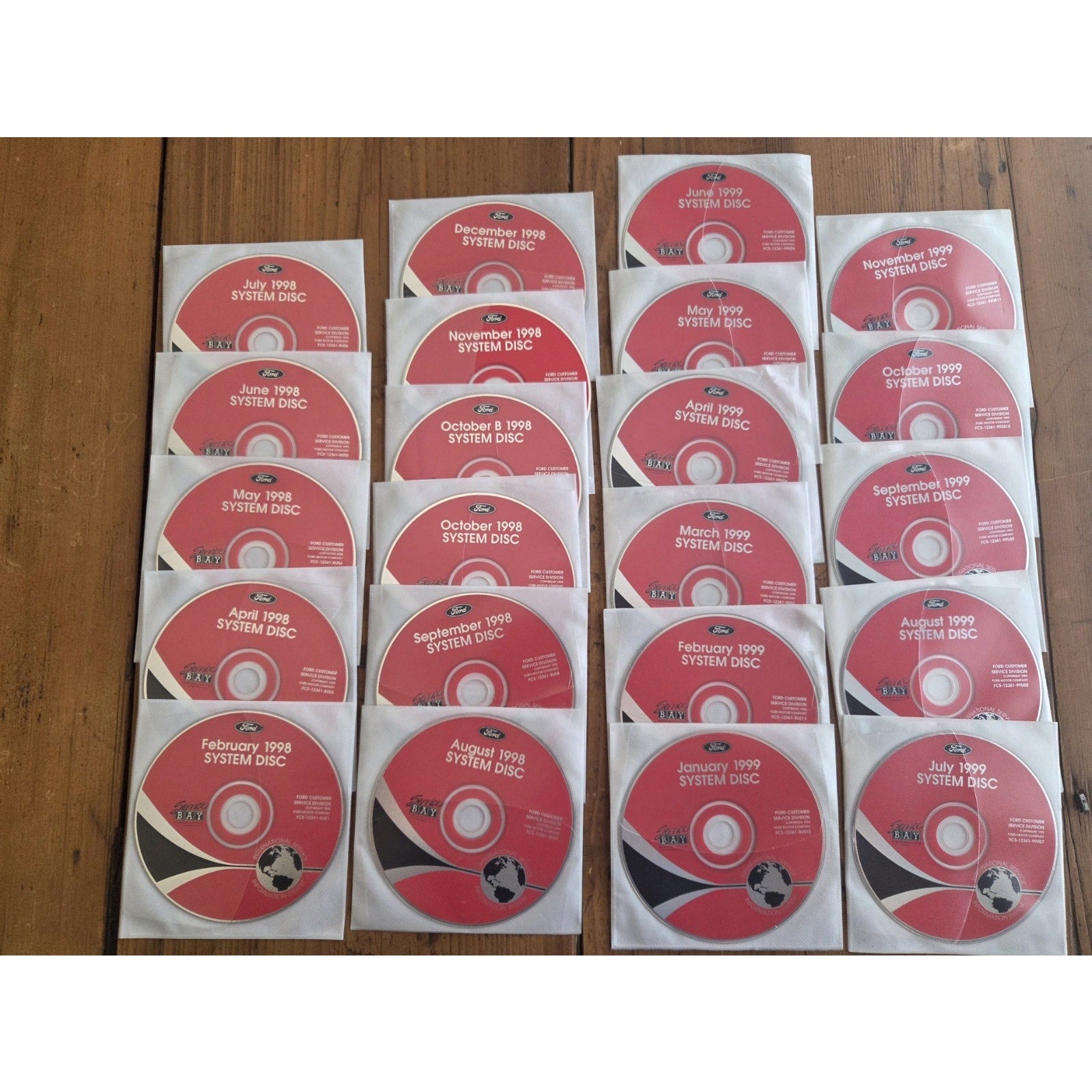 186 - Ford Motor Car and Truck Digital Disc Manuals - Hard to Find