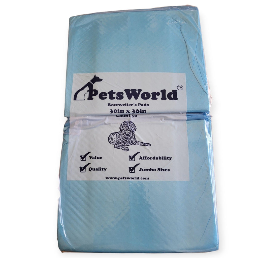 PETSWORLD Extra Large Dog Training & Potty Pads (30x36 inch) 150 Count