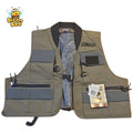 Caddis Fishing Vest Olive (L)