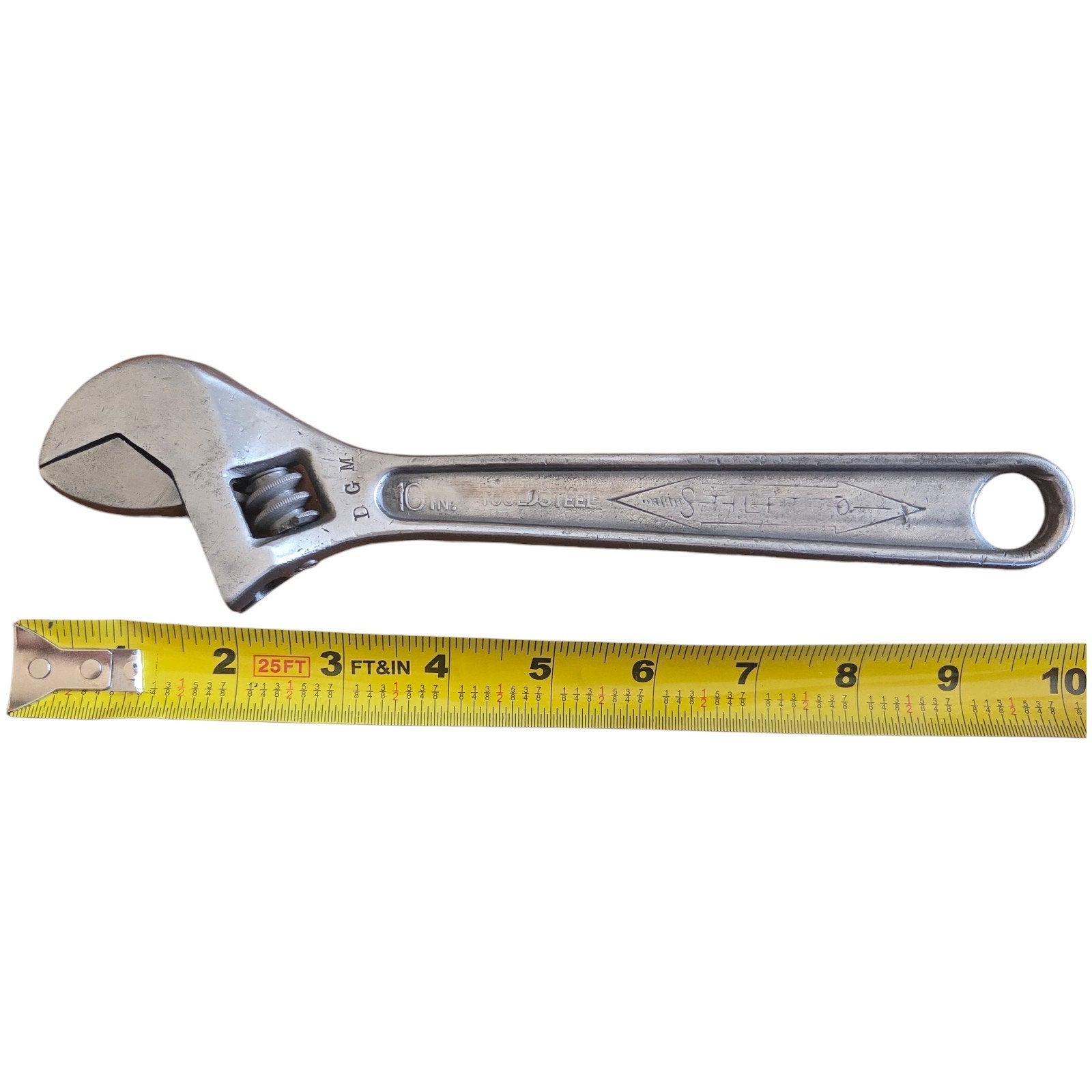 Ultra Rare Vintage Stiletto Adjustable Wrench. 10 Inch USA