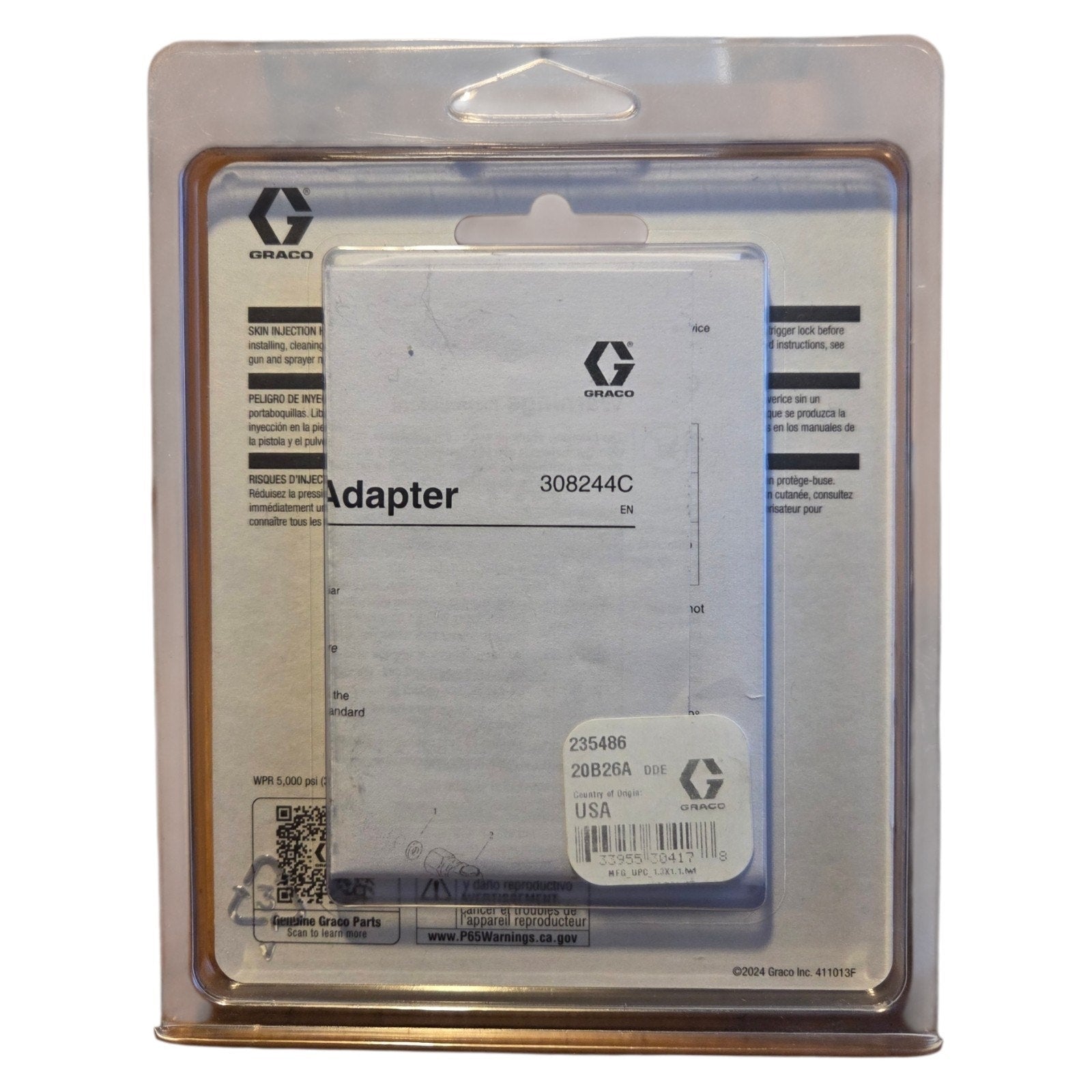 Brand New Graco 180 Degree Swivel Adapter 235486