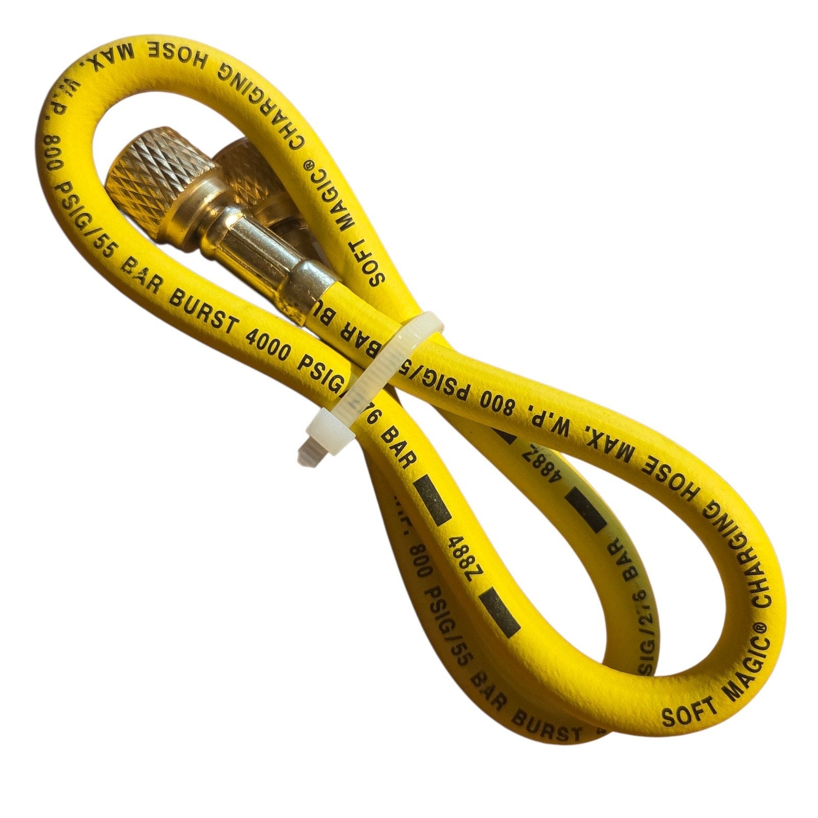 SOFT MAGIC CHARGING HOSE 488Z W.P. 800 PSIG/55 BAR BURST 4000 PSIG/276 BAR