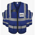 TICONN Reflective Safety Vest High Visibility Class II Mesh Vest - Lrg (5 Pack)