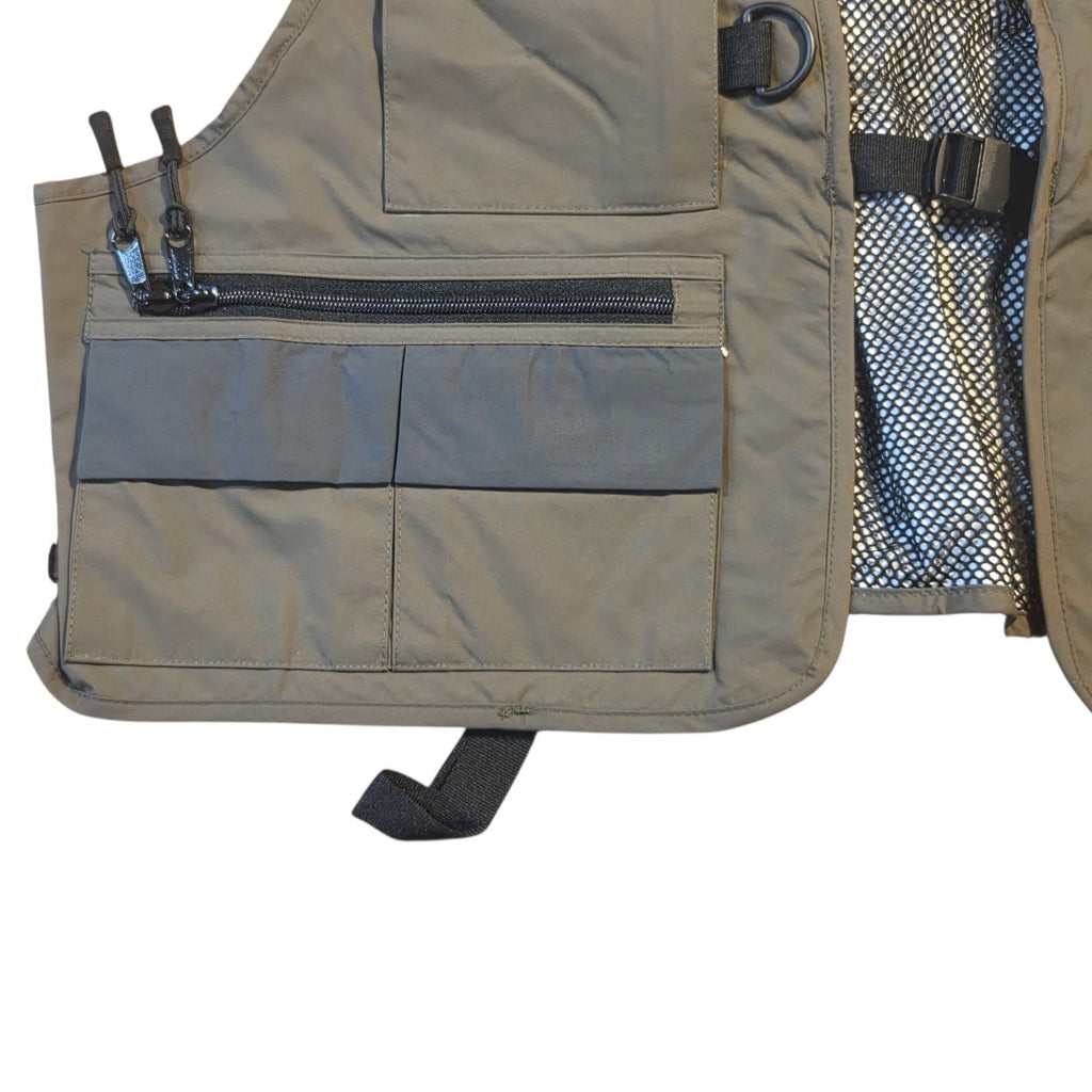 Caddis Fishing Vest Olive (L)