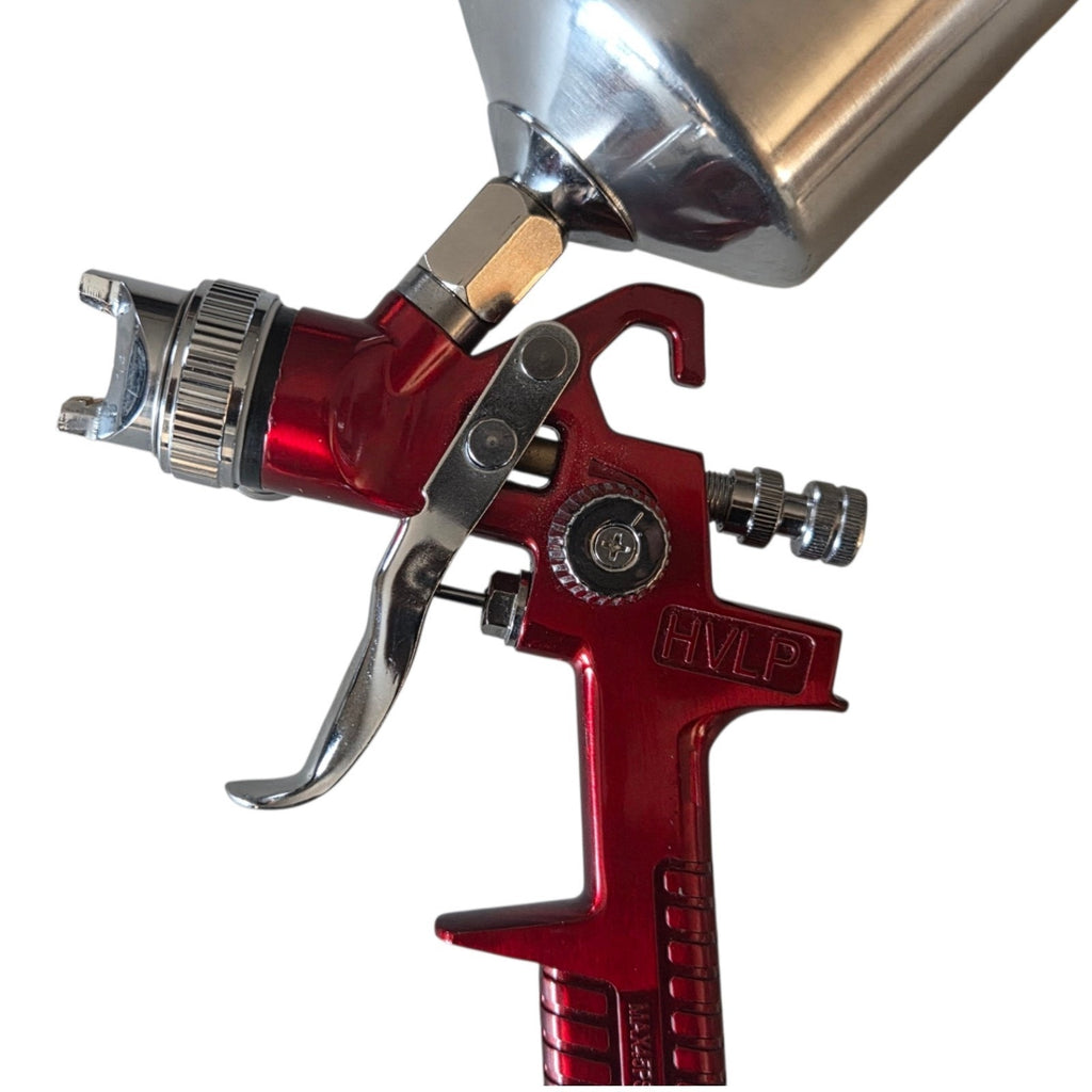 HVLP Air Paint Spray Gun Kits Gravity Feed Car Auto 1.4/1.7/2.0/2.5MM Nozzles