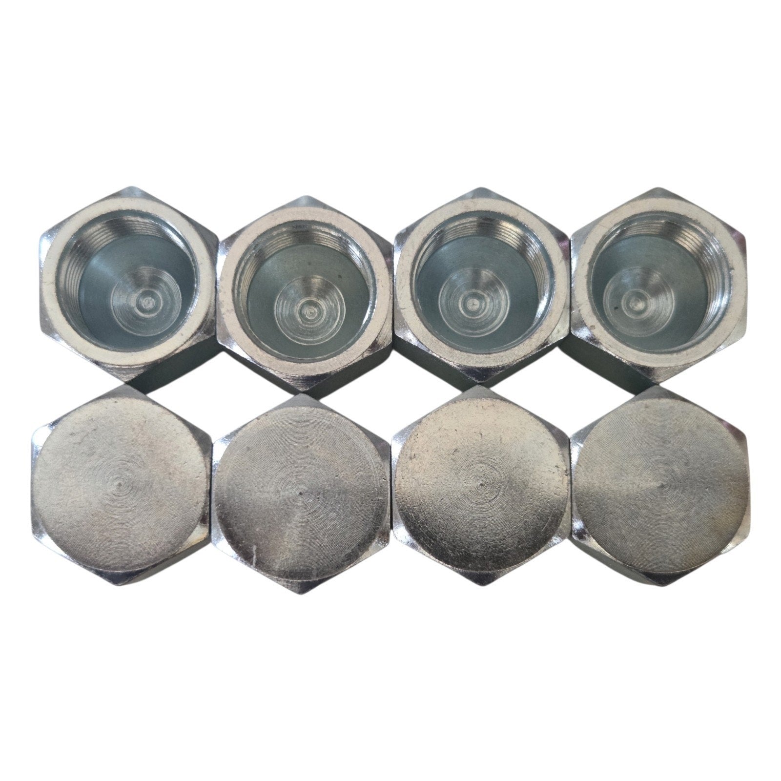 0304-C-08 and 2408-08 JIC Caps and Plugs, 3/4-16 Thread - 8 Piece Set