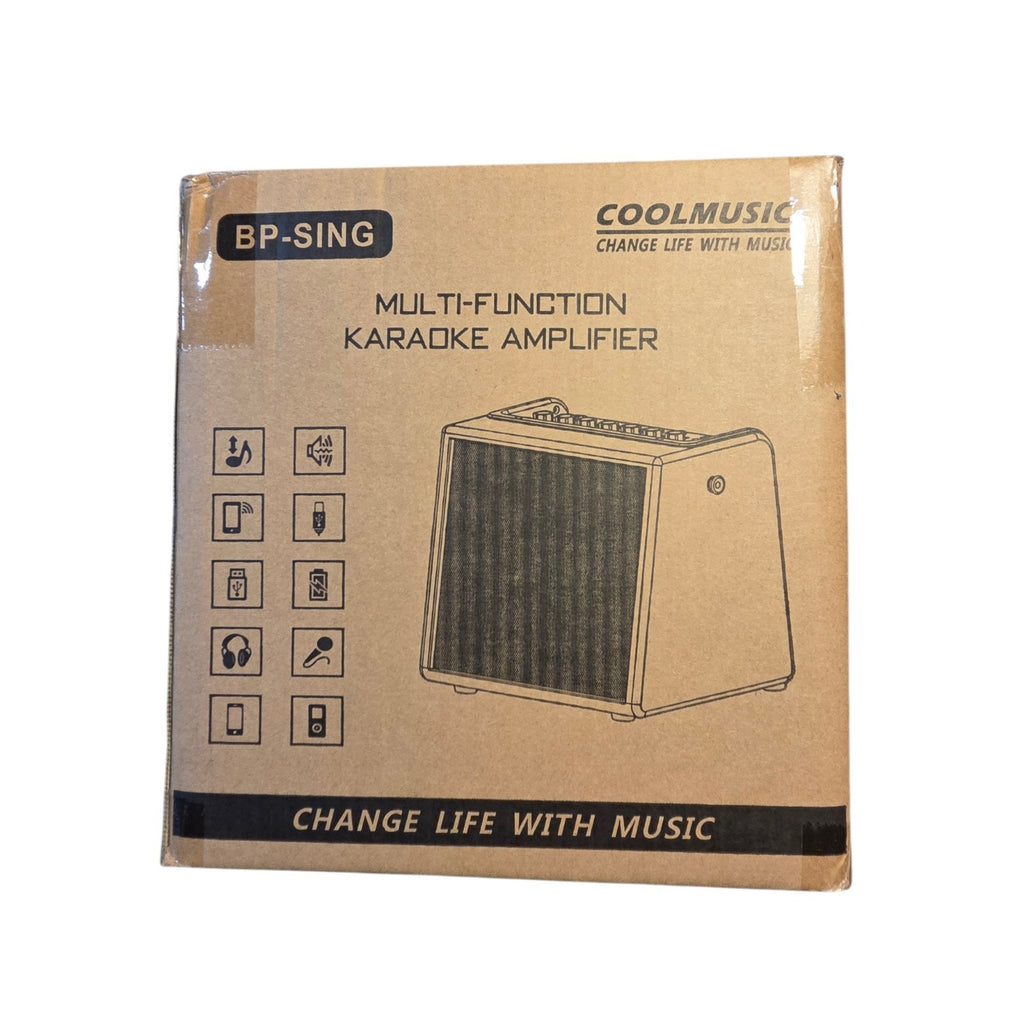 Coolmusic Professional Karaoke Machine with 1 Microphone, Portable Bluetooth ...