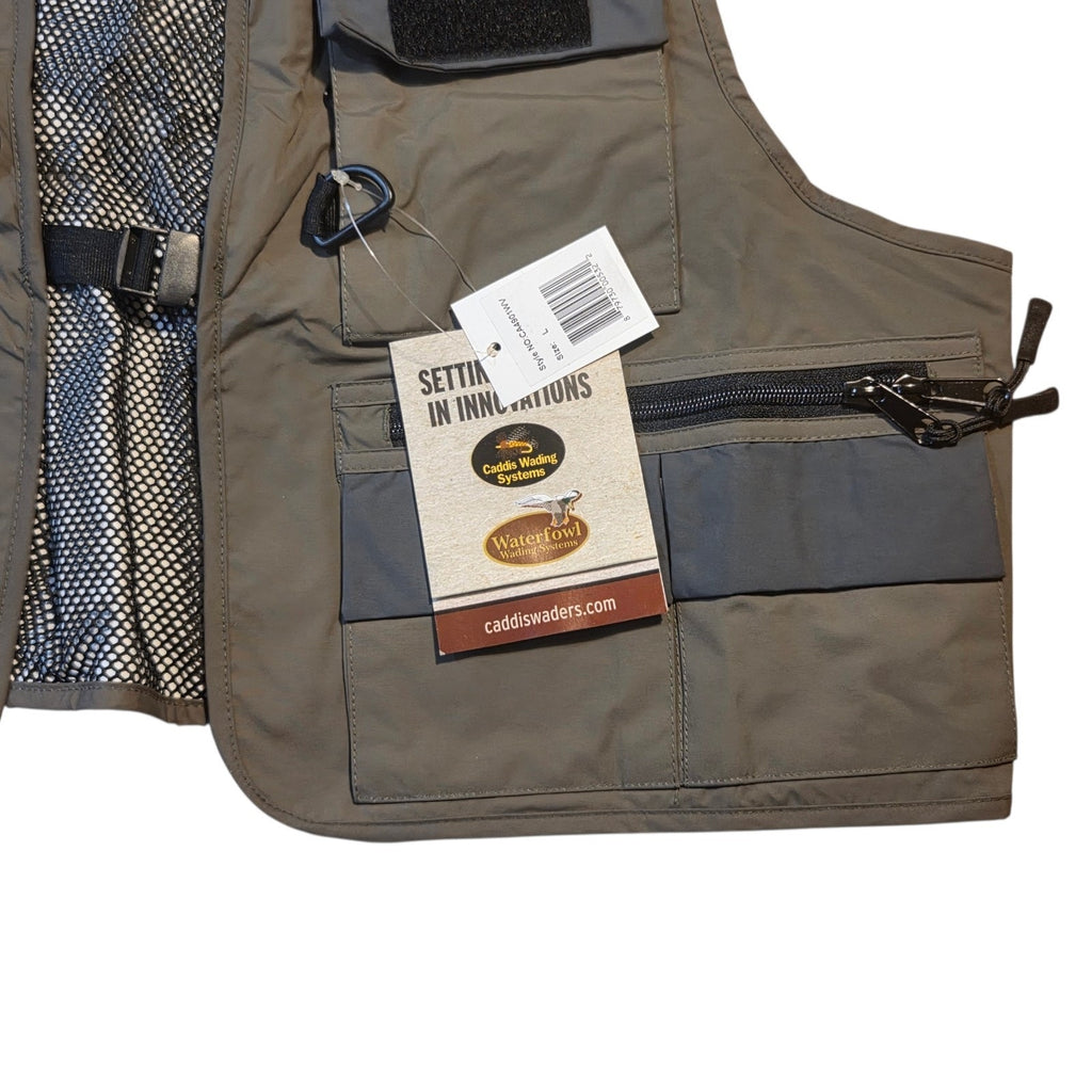 Caddis Fishing Vest Olive (L)