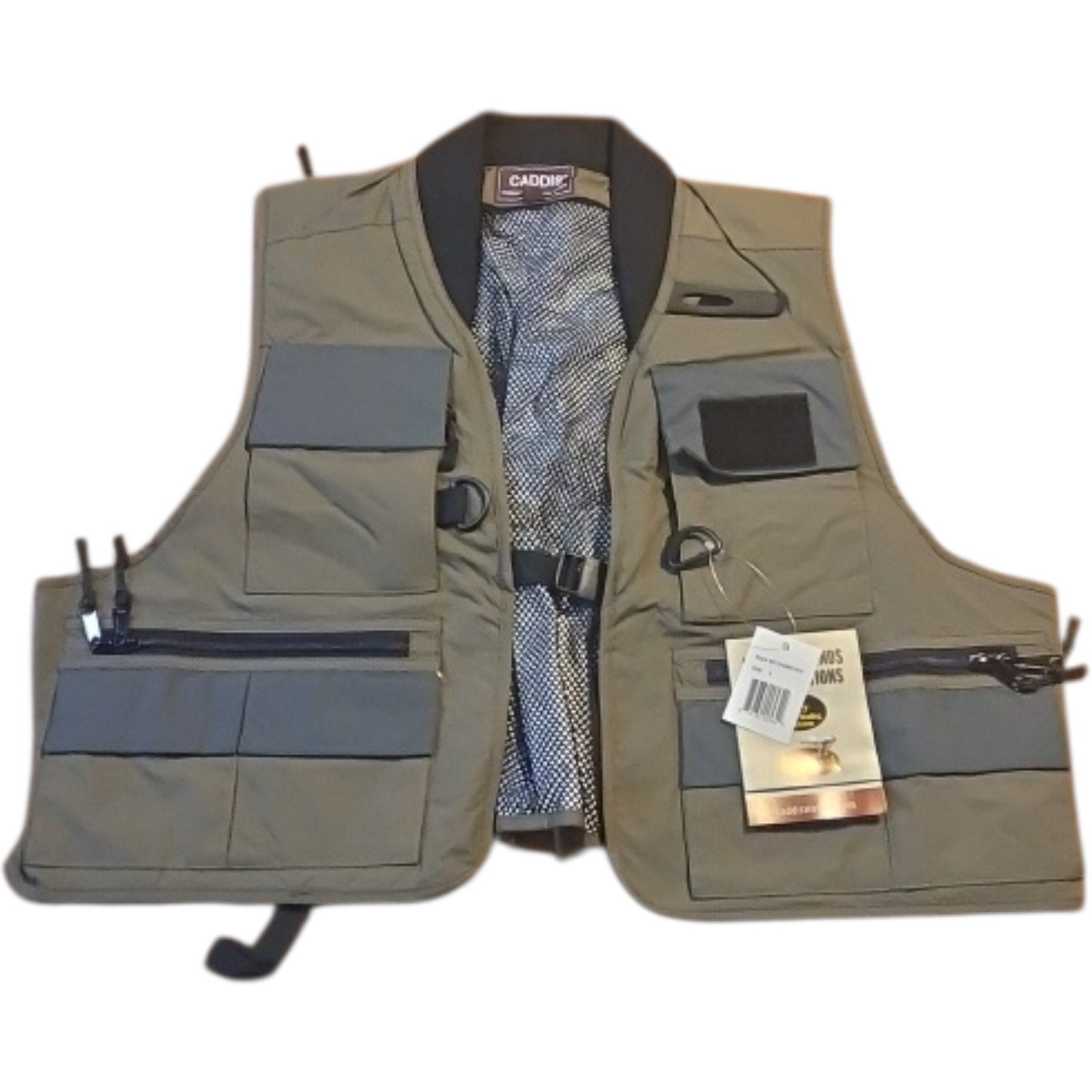Caddis Fishing Vest Olive (L)
