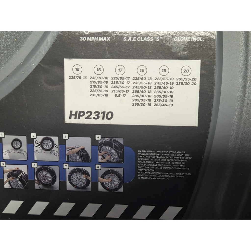 Snow Chains Pickup Trucks / Suv Off-Road, Heavy Duty Quick Fit & Easy Install