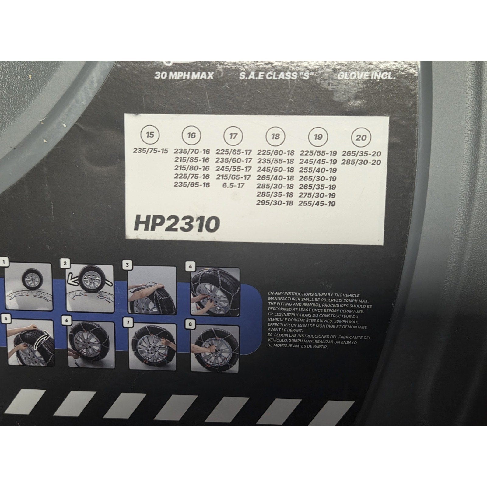 Snow Chains Pickup Trucks / Suv Off-Road, Heavy Duty Quick Fit & Easy Install