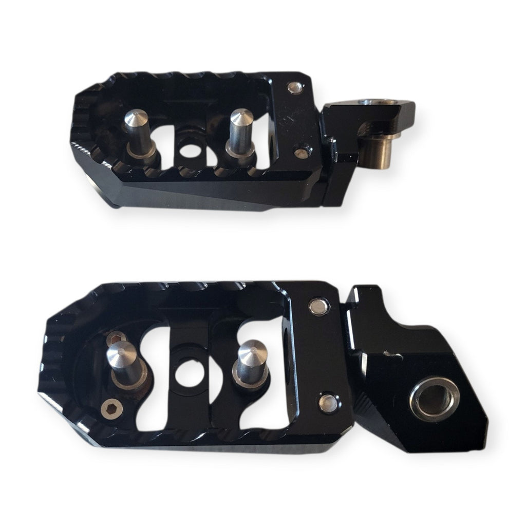 Chaoouyue Motorcycle Aluminum Adjustable Foot Pegs Compatible with BMW