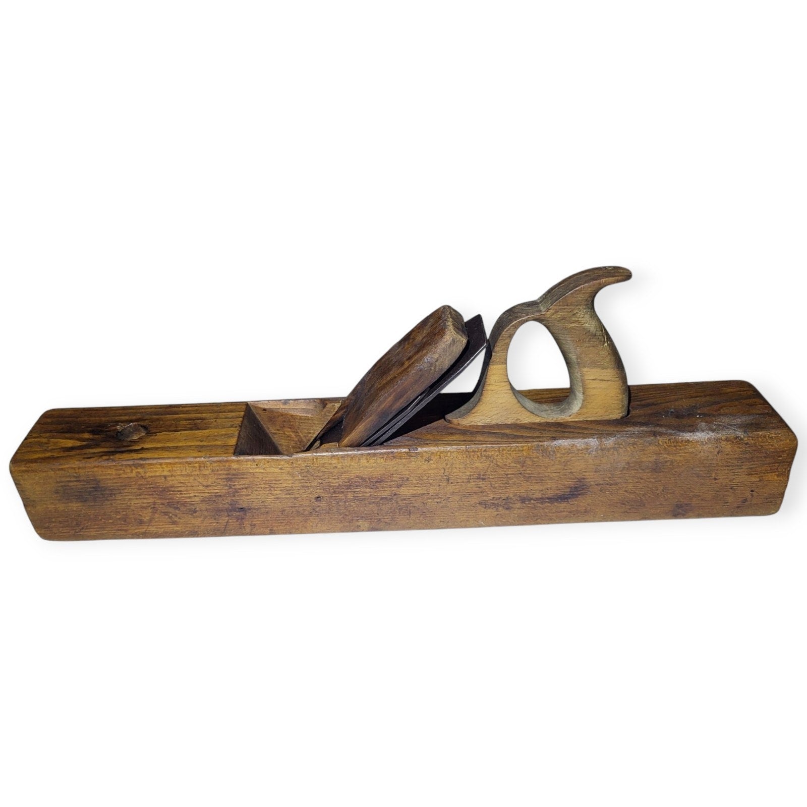 Antique 21” Inch Sciotto Works Block Hand Plane with Ohio Tool Blade