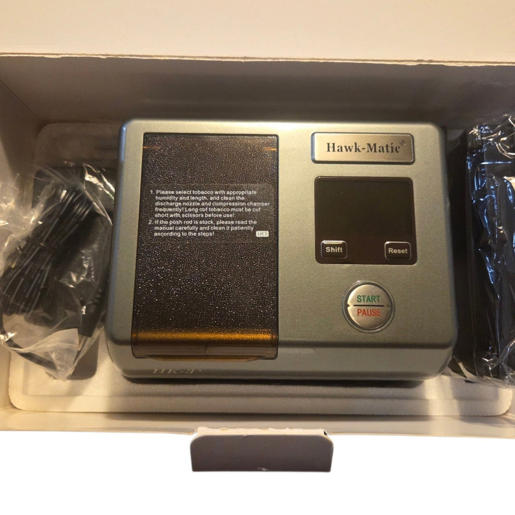 Hawk-Matic HK3+ Automatic Electric Cigarette Injector Machine Roller VG