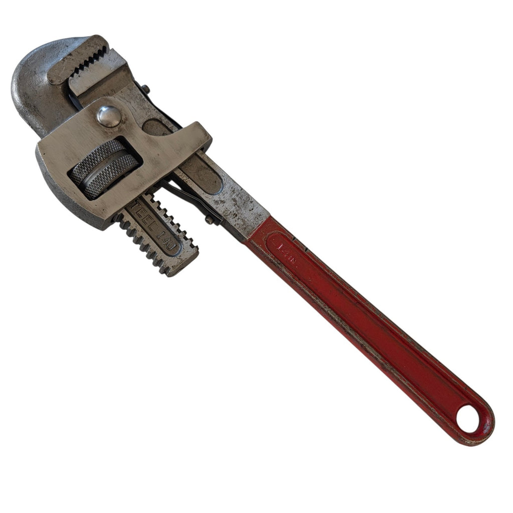 Set of 2 - Vintage 814 Proto 14" & 810 Proto 10" Pipe Wrench Drop Forged Steel