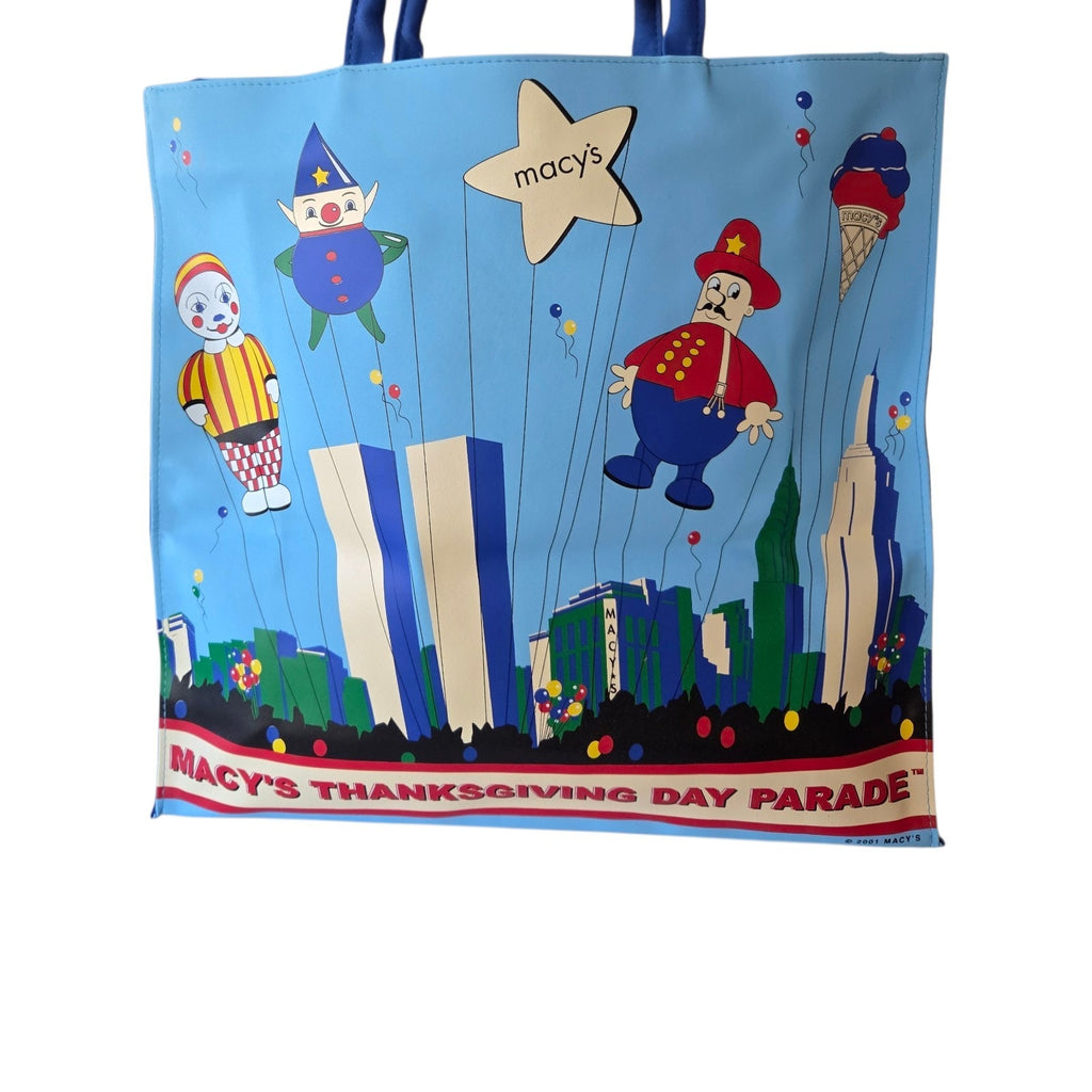 2001 Macy's 75th Thanksgiving Parade Tote - World Trade Center Background - New
