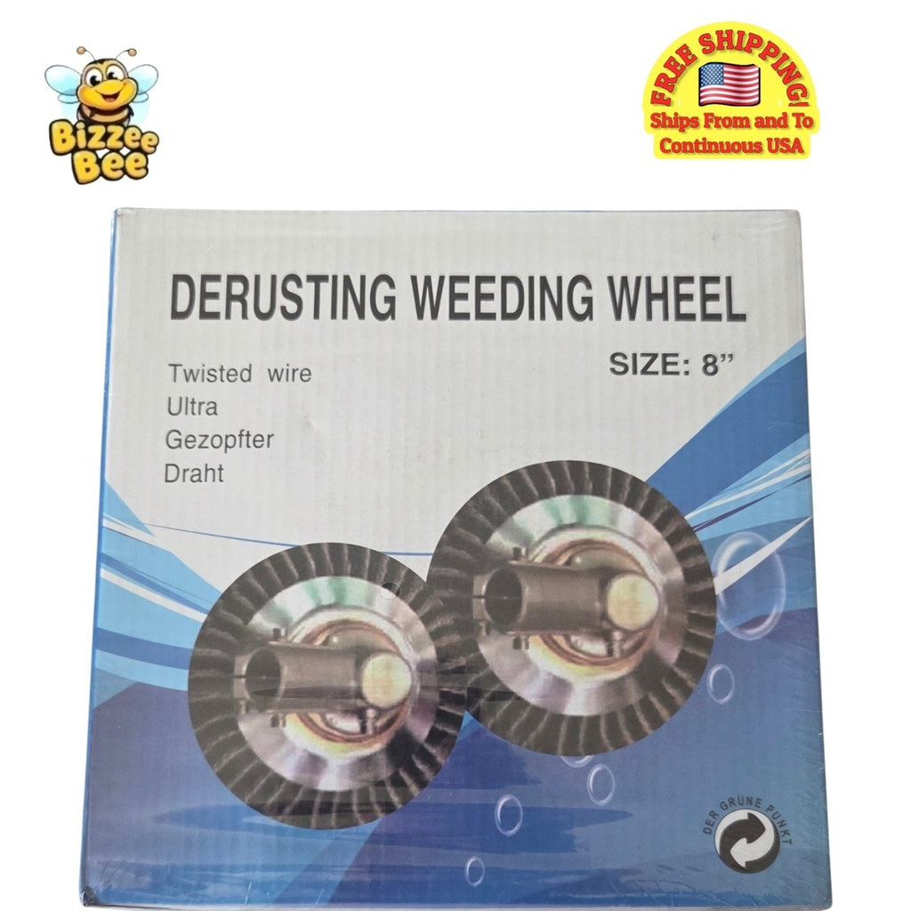 8 Inch Steel Wire Derusting Weed Wheel Brush Cutter Trimmer Head