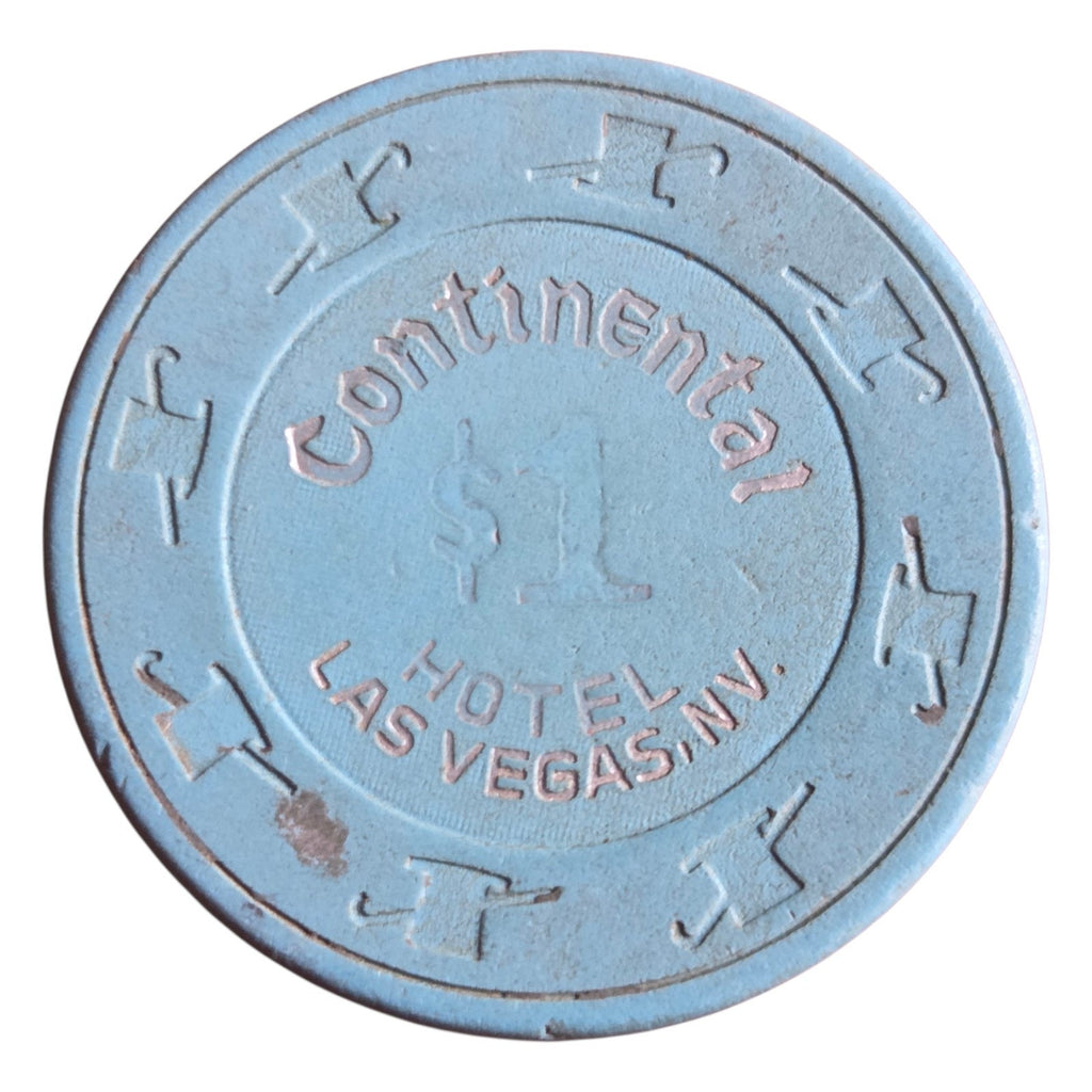 4 Coins of Las Vegas Casinos Past Westward Ho Aladdin Continental Casino Royale