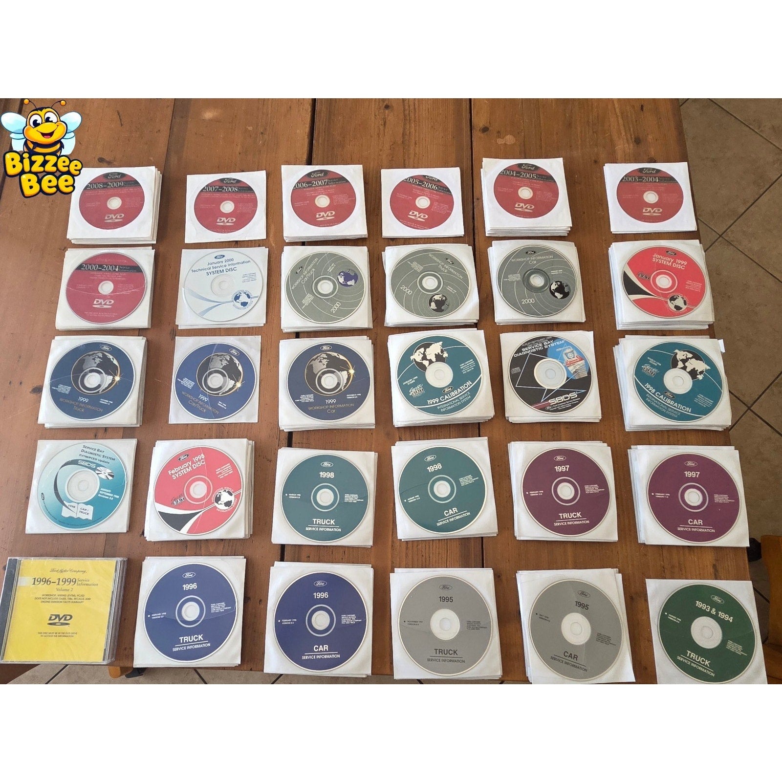 186 - Ford Motor Car and Truck Digital Disc Manuals - Hard to Find