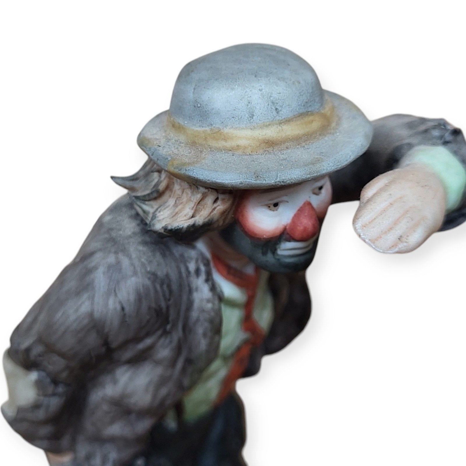 Set of 2 - Emmett Kelly JR Sad Clown Miniature Hand Signed Limited Edition Rare