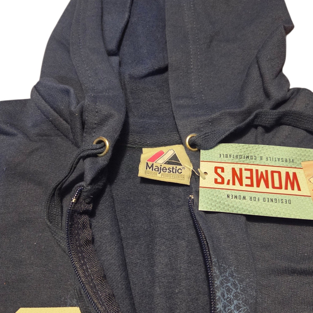 Vintage Cleveland Indians MLB Authentic Collection Women's Hooded Full Zipper...