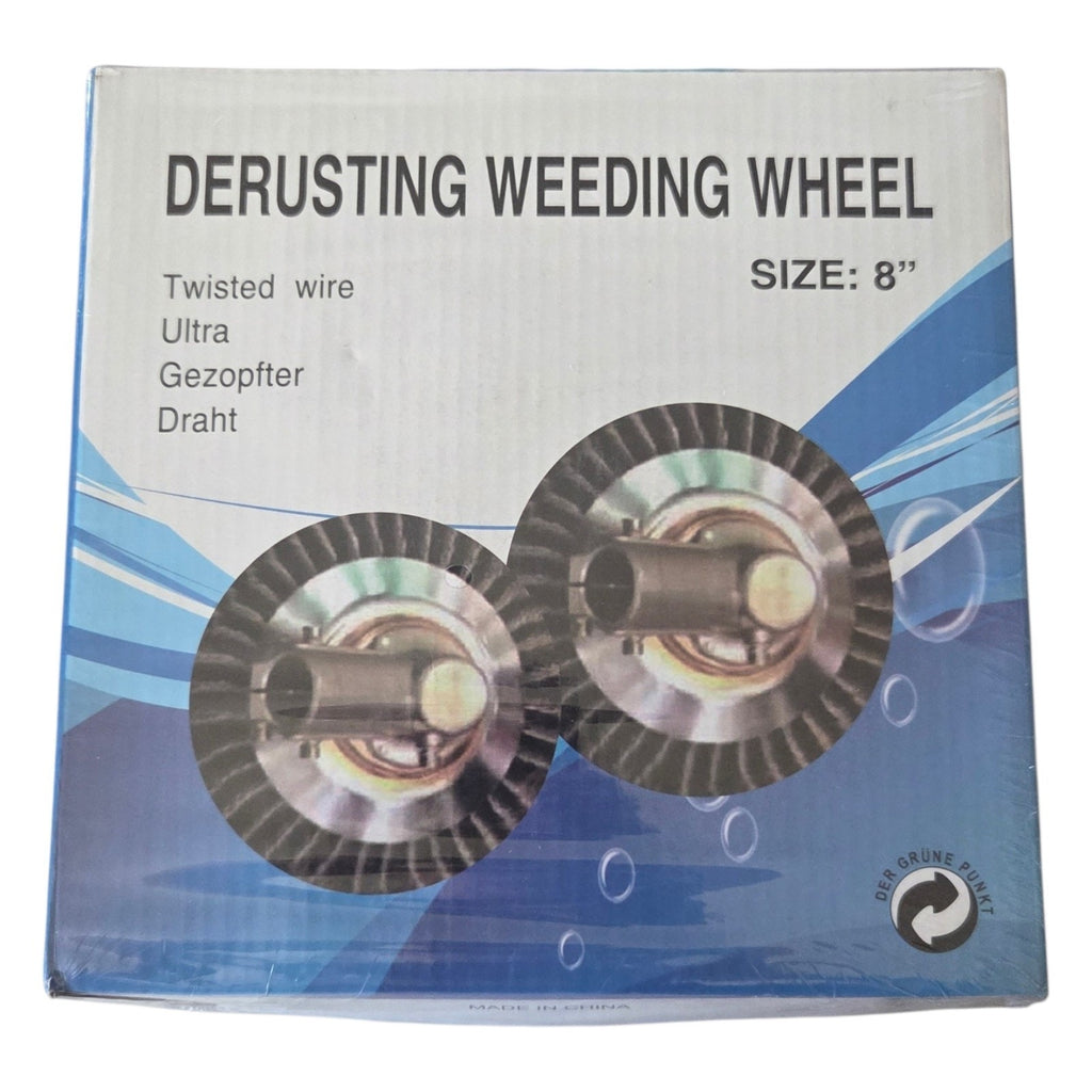 8 Inch Steel Wire Derusting Weed Wheel Brush Cutter Trimmer Head