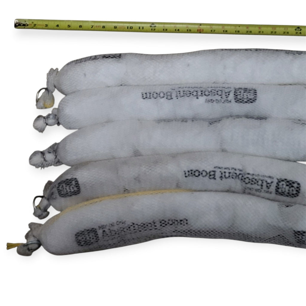 PIG Oil-Only Absorbent Boom 3" x 10' Set of 5