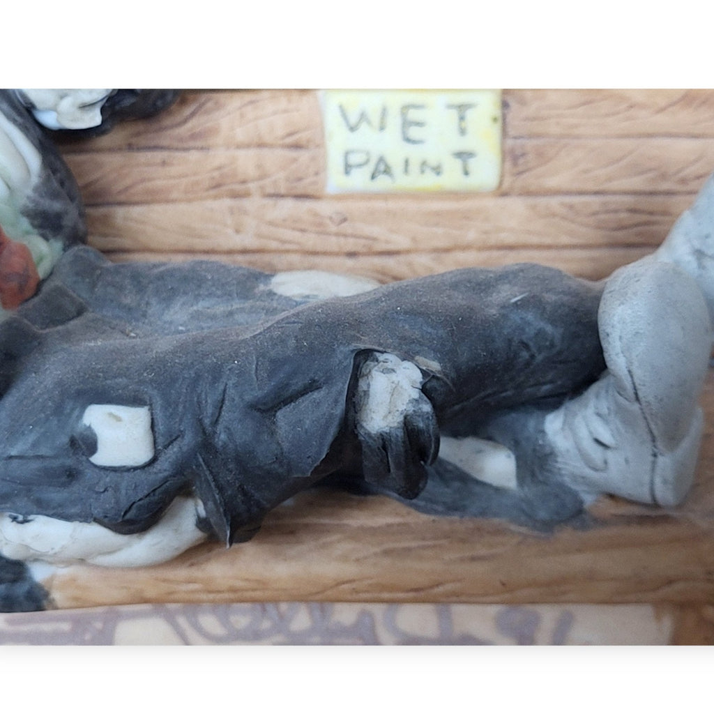 Set of 2 - Emmett Kelly JR Sad Clown Miniature Hand Signed Limited Edition Rare