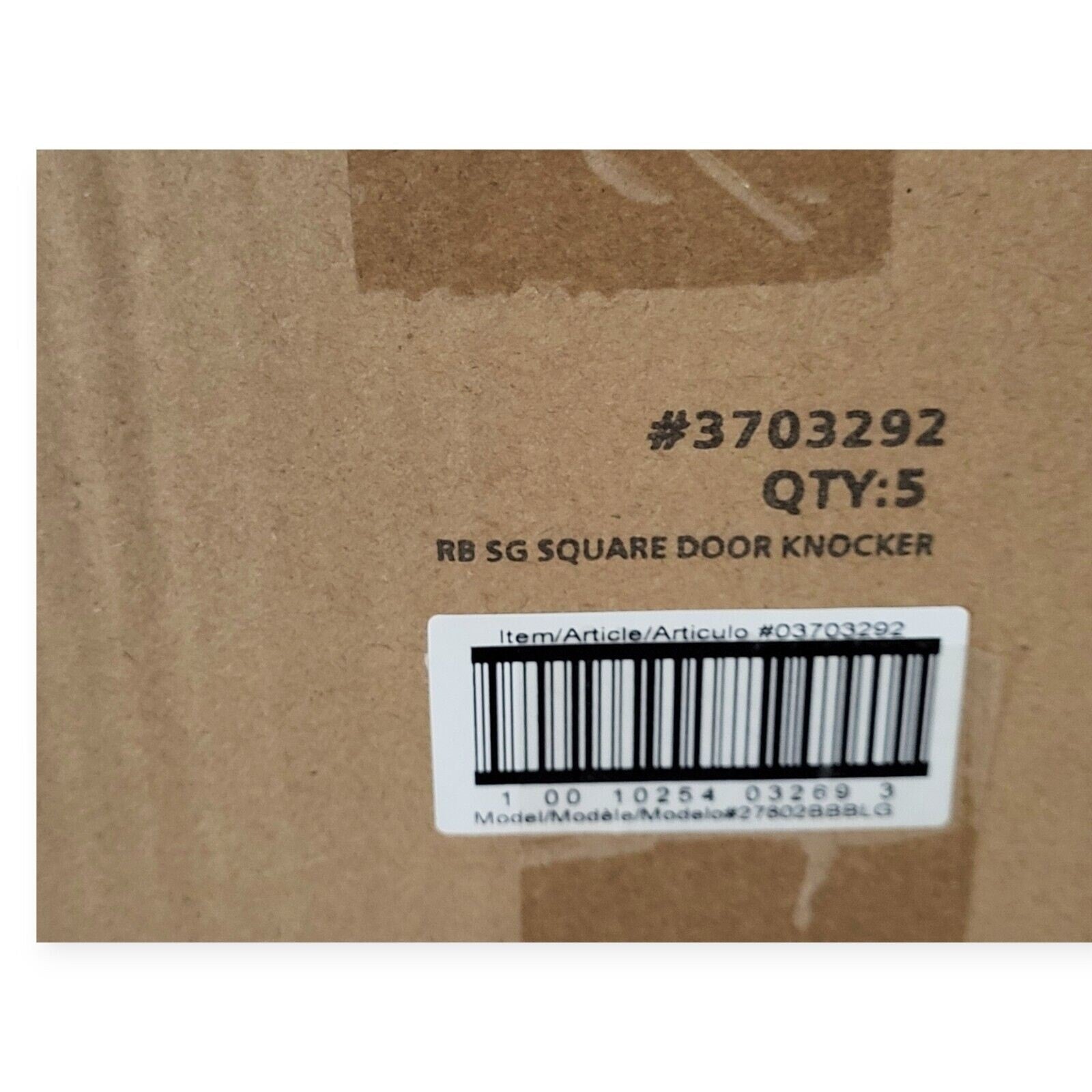 Case of 30 New RB RELIABILT 5-1/5-in Polished Door Knocker / Aldana 3703292