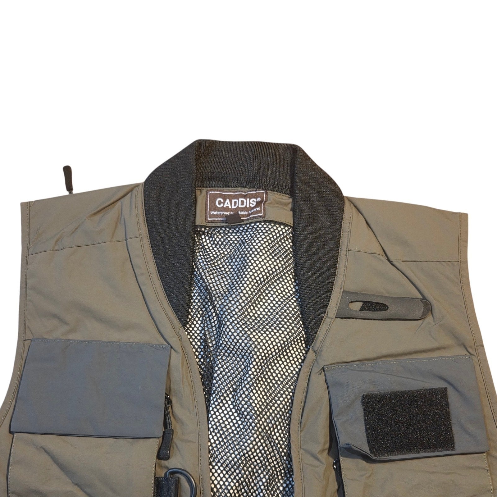 Caddis Fishing Vest Olive (L)