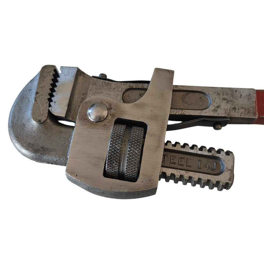 Set of 2 - Vintage 814 Proto 14" & 810 Proto 10" Pipe Wrench Drop Forged Steel