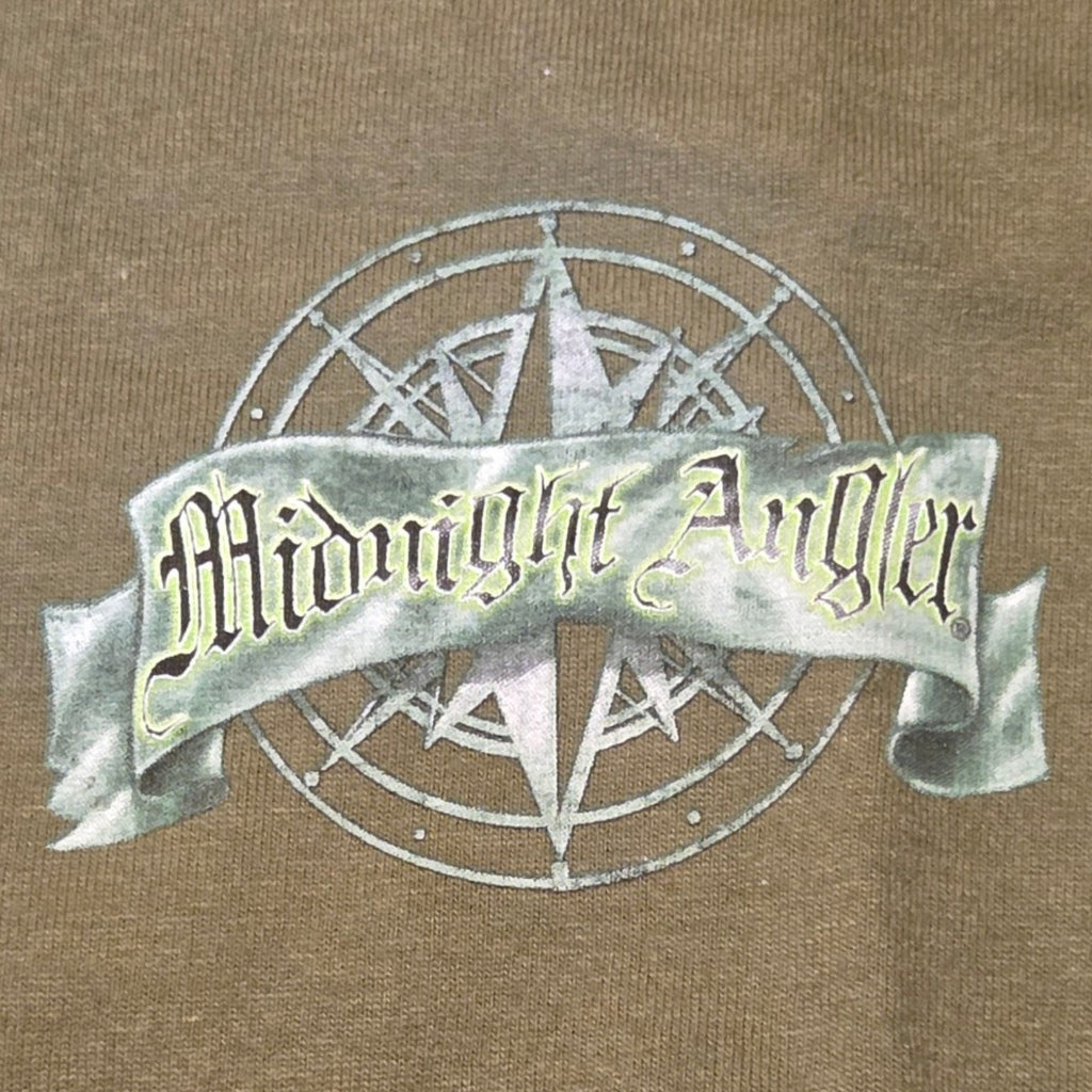Flying Fisherman Shirt Midnight Angler Medium