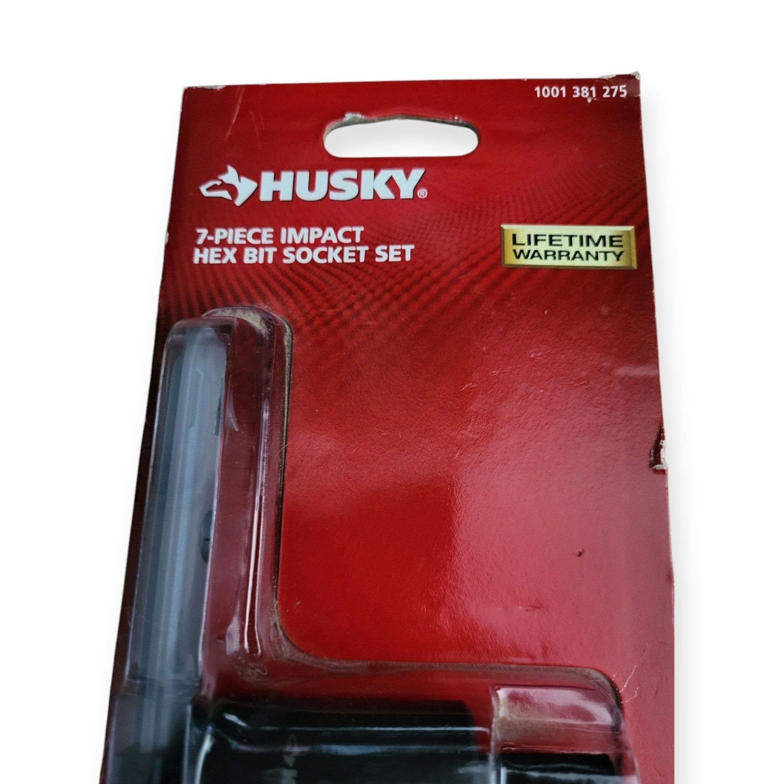 Husky 7 Piece 1/2 inch Drive Impact Hex Bit Set 1001-381-275 MM Socket Storage