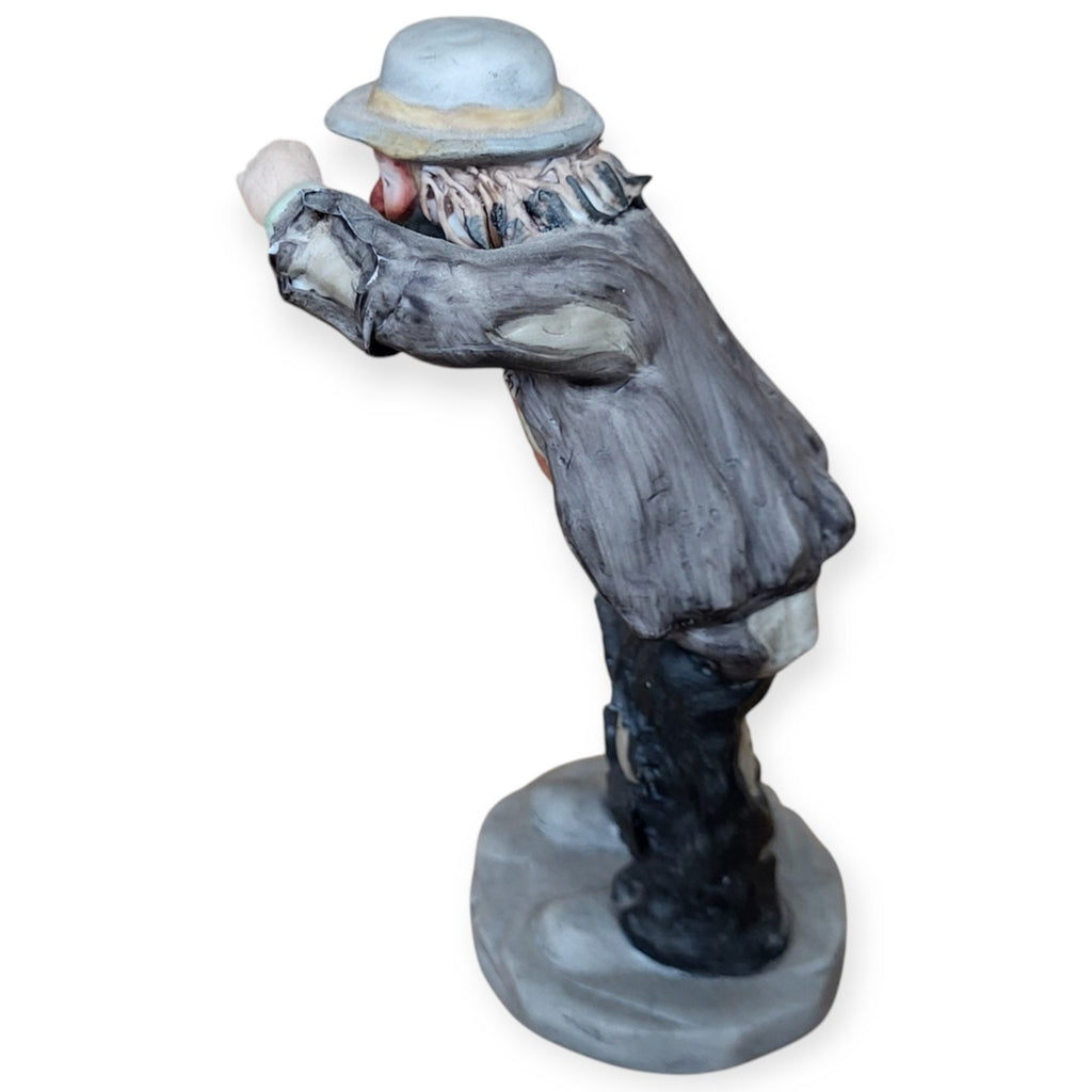 Set of 2 - Emmett Kelly JR Sad Clown Miniature Hand Signed Limited Edition Rare