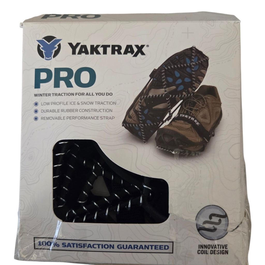 Yaktrax Pro Traction Device Black Size Small US Men's 5-8.5 Women's 6.5-10