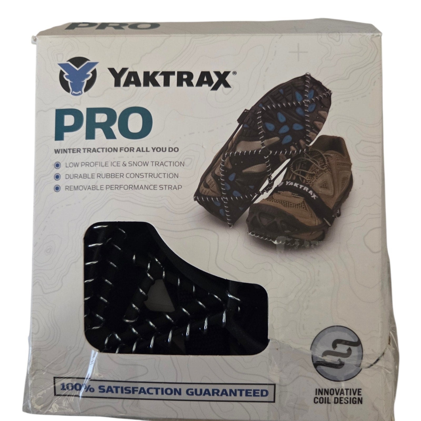 Yaktrax Pro Traction Device Black Size Small US Men's 5-8.5 Women's 6.5-10