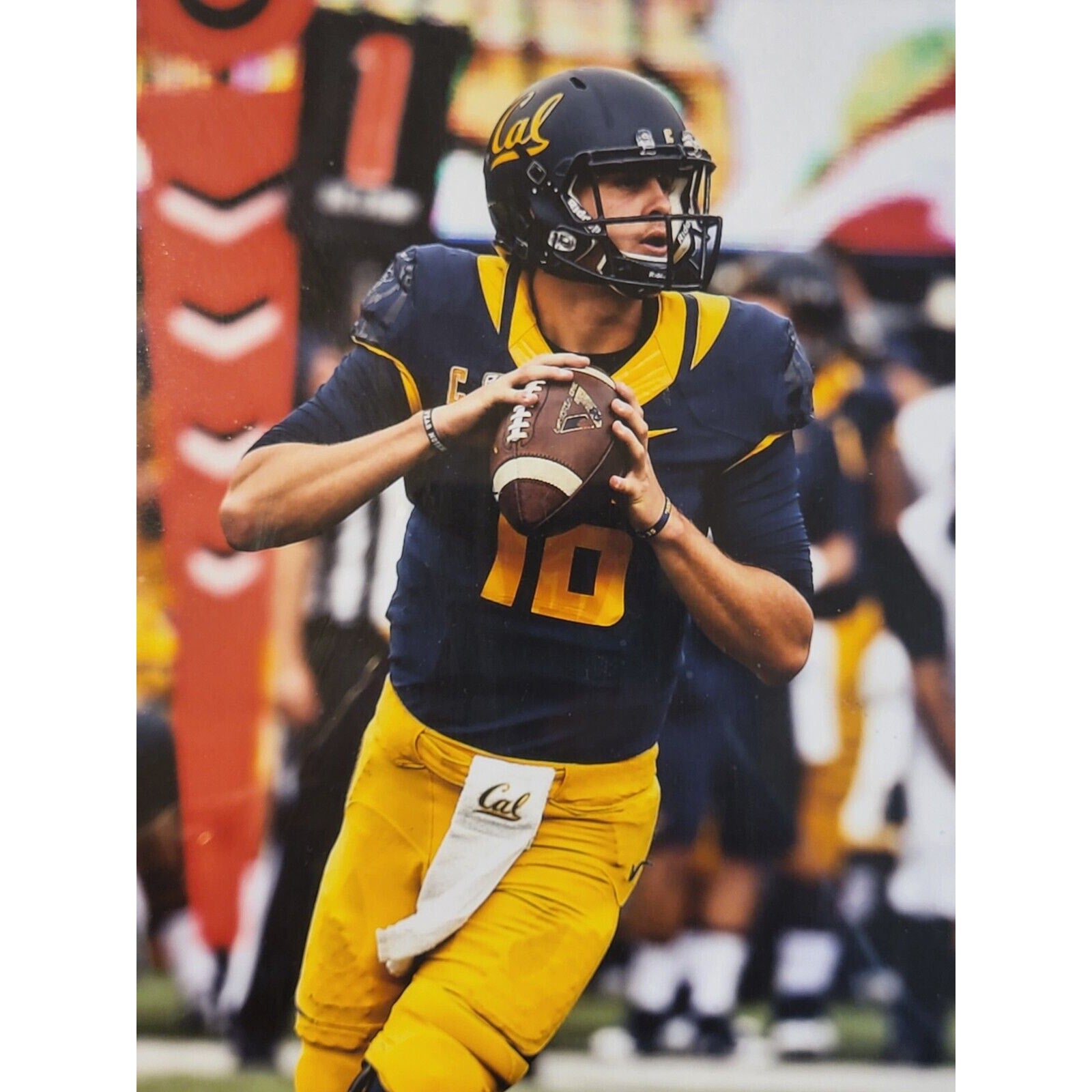 Framed Jared Goff Cal Bears Autographed 8" x 10" Blue Pass Photograph