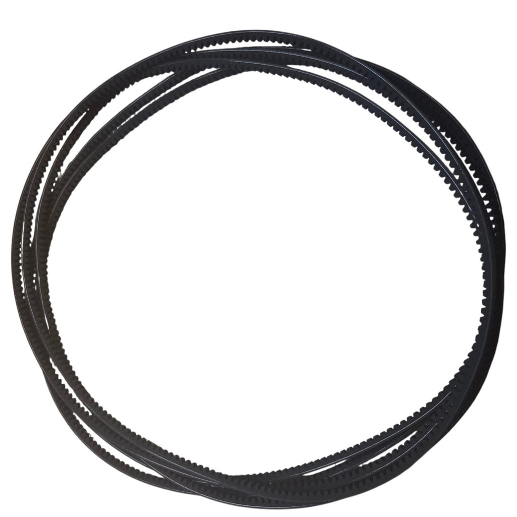5VX900 Rubber V-Belt, Raw Edge/Cogged, Black, 90" L x 0.63" W x 0.53" (Qty 5)