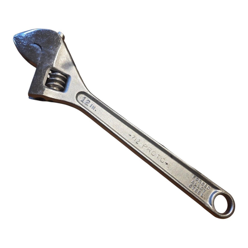 Proto 712 Adjustable Wrench 12in Professional Made in USA Crescent Heavy Duty