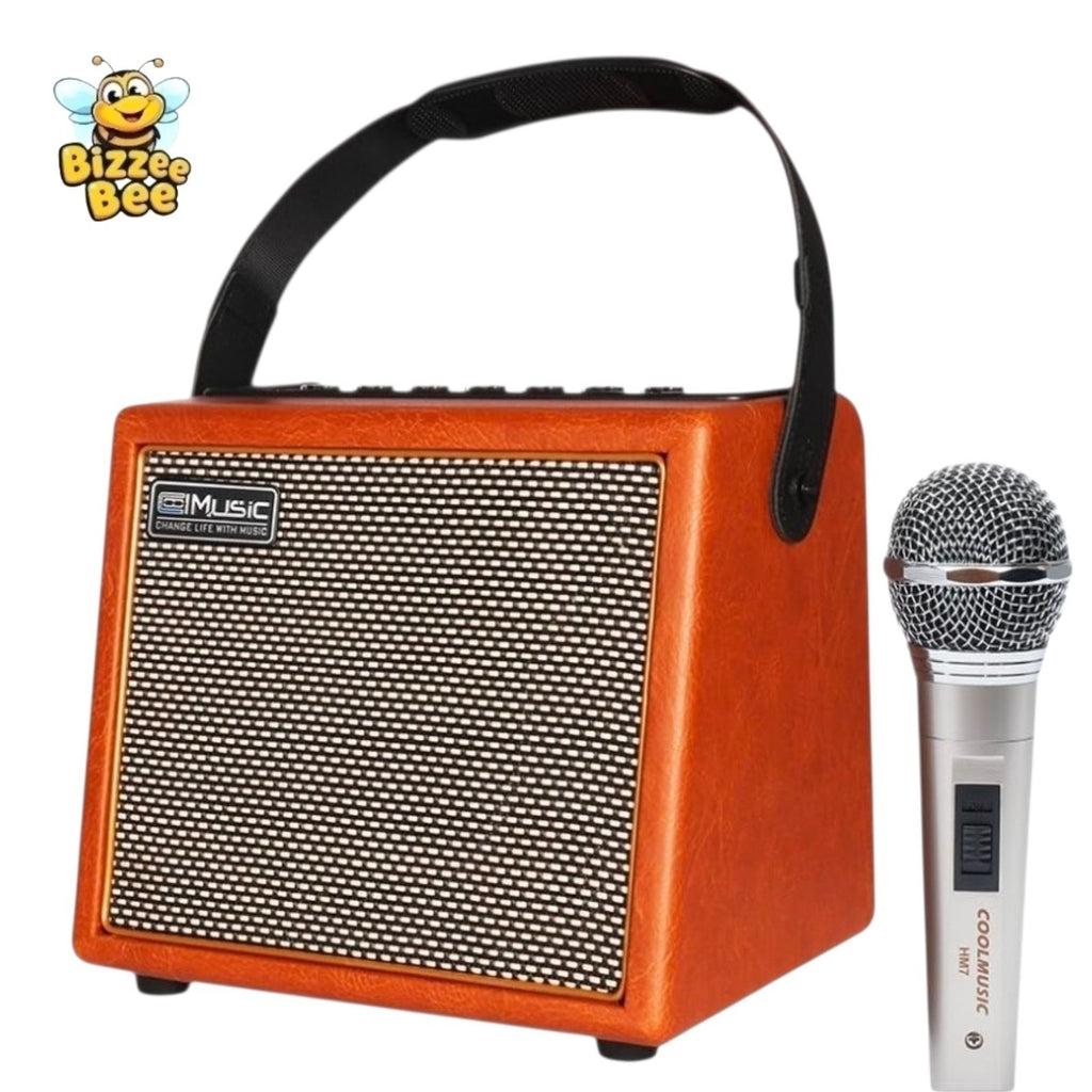 Coolmusic Professional Karaoke Machine with 1 Microphone, Portable Bluetooth ...
