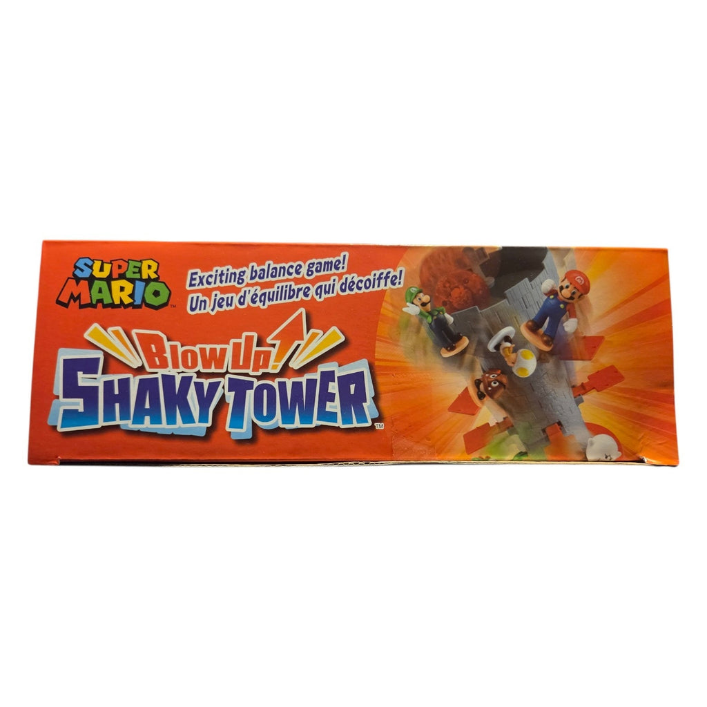 Games Super Mario Blow Up! Shaky Tower Balancing Game -Tabletop Skill & Strategy